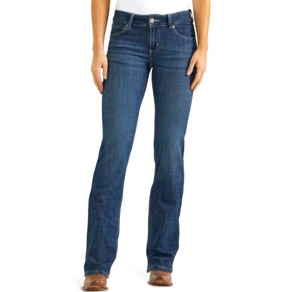 Rural King Jeans Women 14 Bootleg Midrise Stretch Cowgirl Western Work Chore NEW